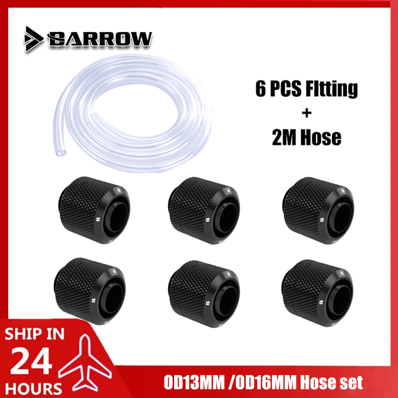Pc Water Cooling - Barrow Soft Tube Fittings Combo Kit,